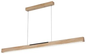 Lustră LED pe cablu LED/22W/230V 4000K 120 cm pin/lemn masiv