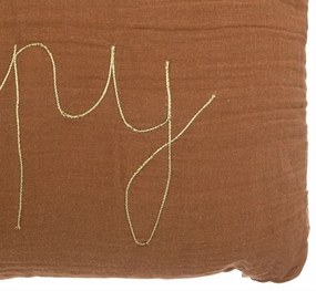 Perna decorativa copii HAPPY 50x30cm, maro