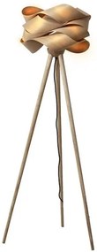 Lampă de podea din lemn, 1xE27/60W/230V, lemn masiv/furnir/frasin