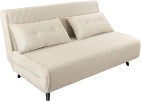 Fotoliu Pat SMART MULTIFUNCTION 140cm catifea raiata bej