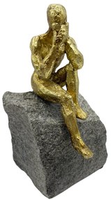 Statueta ganditor No Speak 17cm