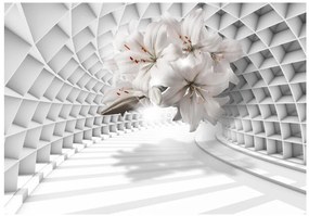Fototapet - Flowers in the Tunnel