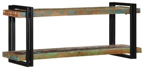 vidaXL Raft de perete din lemn masiv multicolor recuperat