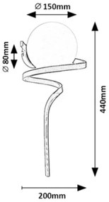 Aplică SARABI 1xE27/20W/230V Rabalux 71136