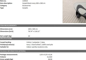 Covor design LUX Breck 200x300cm 115014 HZ