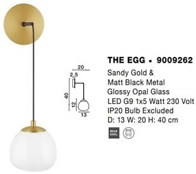 Aplica de perete moderna design deosebit THE EGG