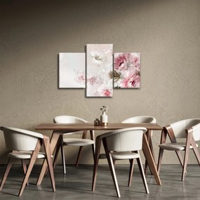 Tablou - Pictura flori roz (90x60 cm)