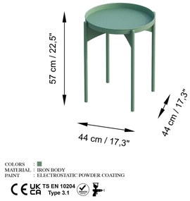 Măsuță de cafea Museli 5 (verde) . 1093229