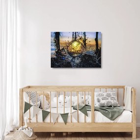 Tablou pe sticlă cu apa (70x50 cm)