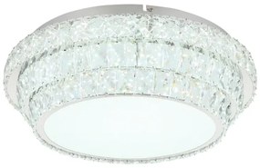 Plafonieră LED dimabilă Globo 68157-48 KLARA LED/48W/230V d. 50 cm + telecomandă