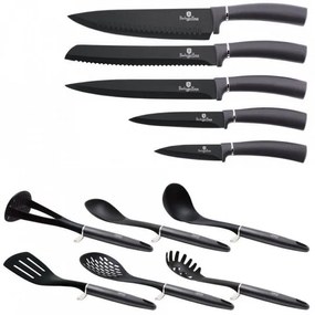 Set ustensile de bucatarie, 12 piese Carbon Pro Berlinger Haus BH 6259A