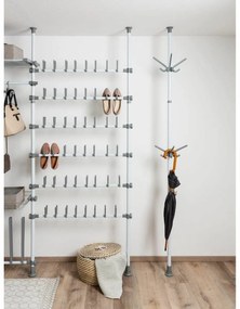 Wenko Set of 2 Herkules triple hooks, grey