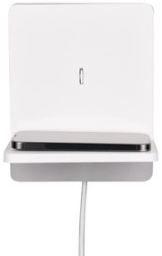 Aplică de perete albă LED cu intensitate reglabilă Fairfield – Trio