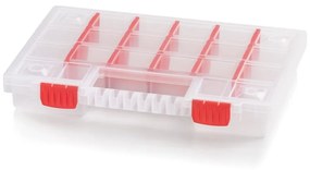 Organizator servieta 34,4 × 24,9 × 5 cm, separatoare, roz