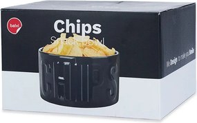 Bol mic negru pentru servire din ceramică 1 l Chips – Balvi