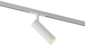 Spot modern alb pentru sistem de șină monofazat GU10 35mm - Slimline Uzzy