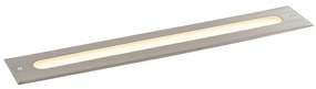Spot modern pentru sol din oțel 50 cm inclusiv LED IP65 - Eline