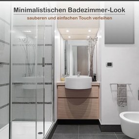 Aquamarin suport de duș dreptunghiular, 110 x 80 cm