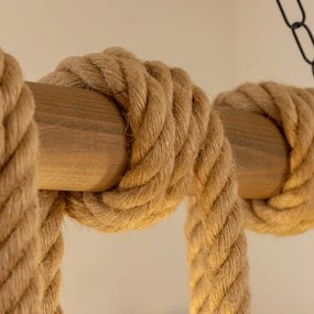 Lustră pe lanț Brilagi KOS 6xE27/60W/230V fag