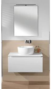 Lavoar pe blat Villeroy&amp;Boch Architectura, 40cm, Alb Alpin, 41254001