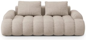 Canapea maro deschis 200 cm Linz – Cosmopolitan Design