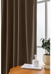 Draperie opacificanta maro VELVET 140x270 cm Agatat: Rejansa