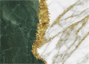 Tablou pe sticlă - Marmură verde N⁰1 (70x50 cm)