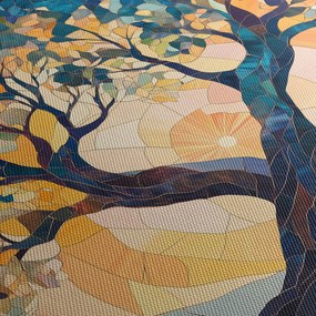 Tablou – Mozaic – soare și arbore II. (70x50 cm)