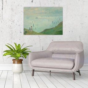 Tablou - Henri Fantin-Latour, Cliffs at Pourville, reproducere (70x50 cm)