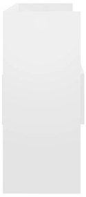 Servanta, alb extralucios, 105x30x70 cm, PAL 1, Alb foarte lucios