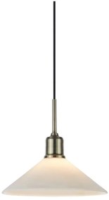 Lustră pe cablu Markslöjd 108867 VELA 1xE27/40W/230V alamă/alb