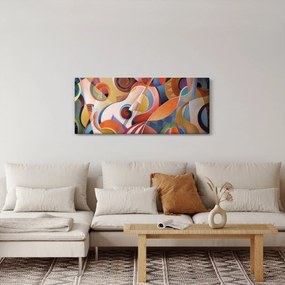 Tablou - Abstract muzical (120x50 cm)