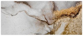 Tablou - Cerneală de marmură (120x50 cm)