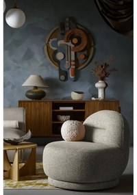 Fotoliu gri/maro Ovo – Miuform