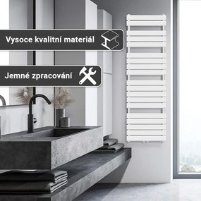 AQUAMARIN Radiator vertical pentru baie 180 x 60 cm, alb