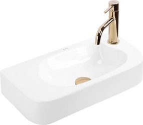 Lavoar pe blat   suspendat REA Odetta alb