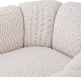 Fotoliu modern pivotant design LUX Sunset, Lyssa off-white