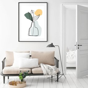 Poster - Vaza cu platnă (A4)