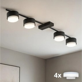Brilagi - Spot LED RGB dimabil MONO 4xGX53/14W/230V Wi-Fi Tuya negru