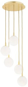 Lustra design modern cu 5 pendule Paloma