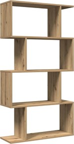 vidaXL Bibliotecă/separator 4 nivel stejar artizanal 70x24x129 cm lemn