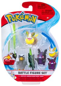 POKEMON Set 3 figurine - SirfetchD + Morpeko + Yamper
