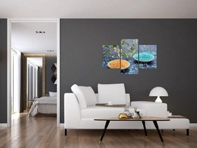 Tablou cu sarea de mare colorată (90x60 cm)