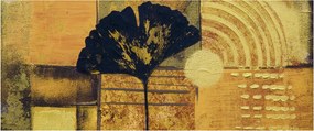 Tablou - Frunza ginkgo (120x50 cm)