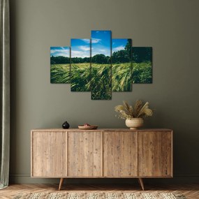Tablou cu linca și pădure (150x105 cm)