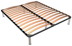 Dormitor Kleo cu Dulap 4 Usi MDF Alb