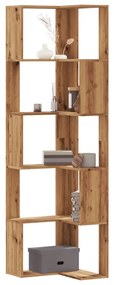 vidaXL Bibliotecă 5 nivel stejar artizanal 50x50x179 cm lemn prelucrat