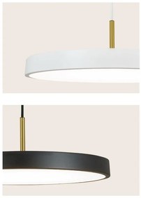 Pendul LED Diametru 40cm, Alb, 18W ZB-25146