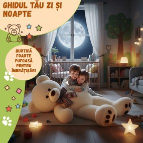 Urs mare de pluș BENY, 100cm, crem Monzana