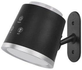 Lampă LED reîncărcabilă dimabilă de masă 4 în 1 LED/6W/3,7V 3000K/4000K/6500K negru